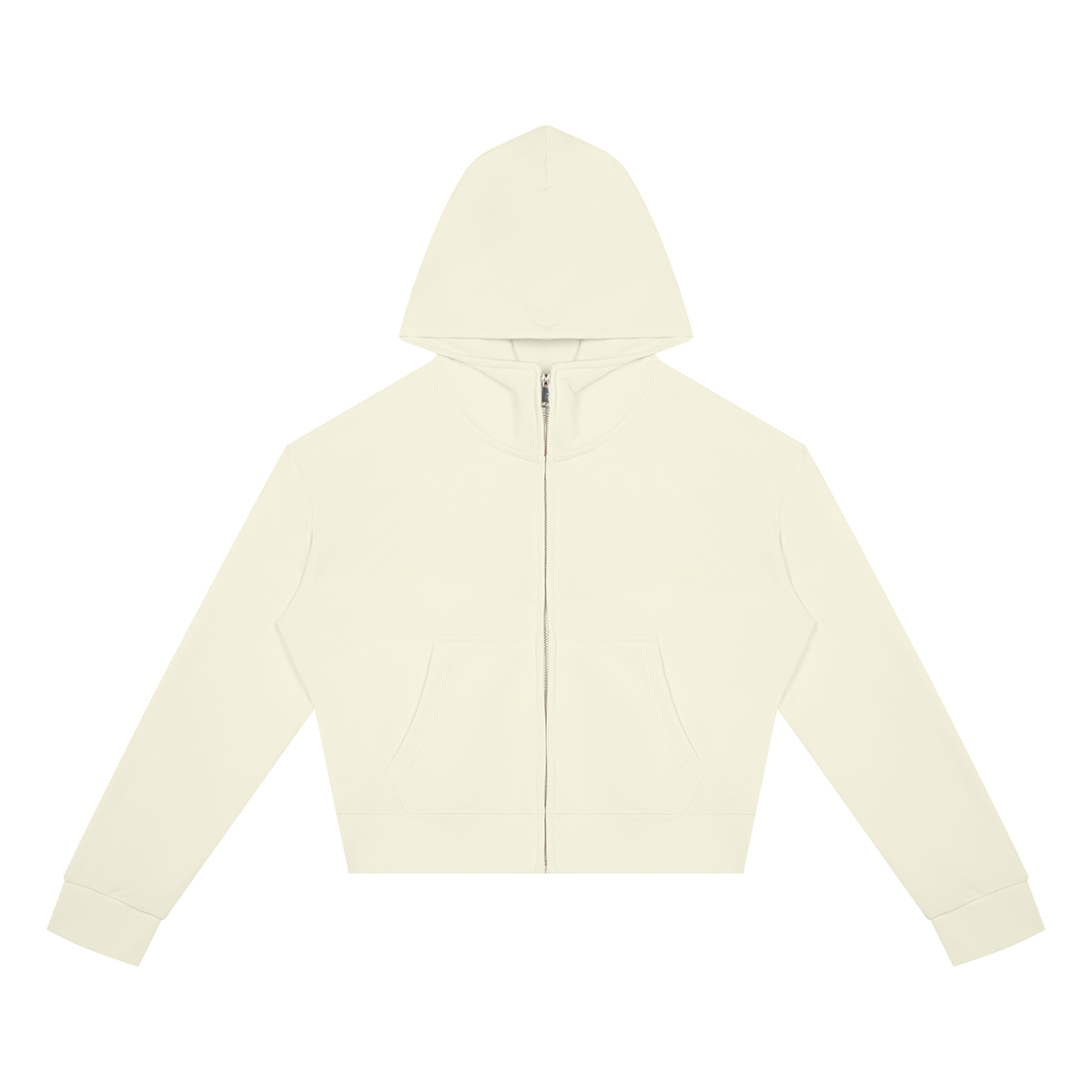 Light Fairy Women's Crop Full Zip Hoodie - KR Woke Wear