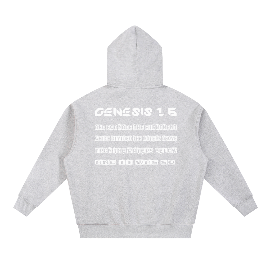 Flat Earth Essential Oversized Boxy Fit Fleece Hoodie - KR Woke Wear