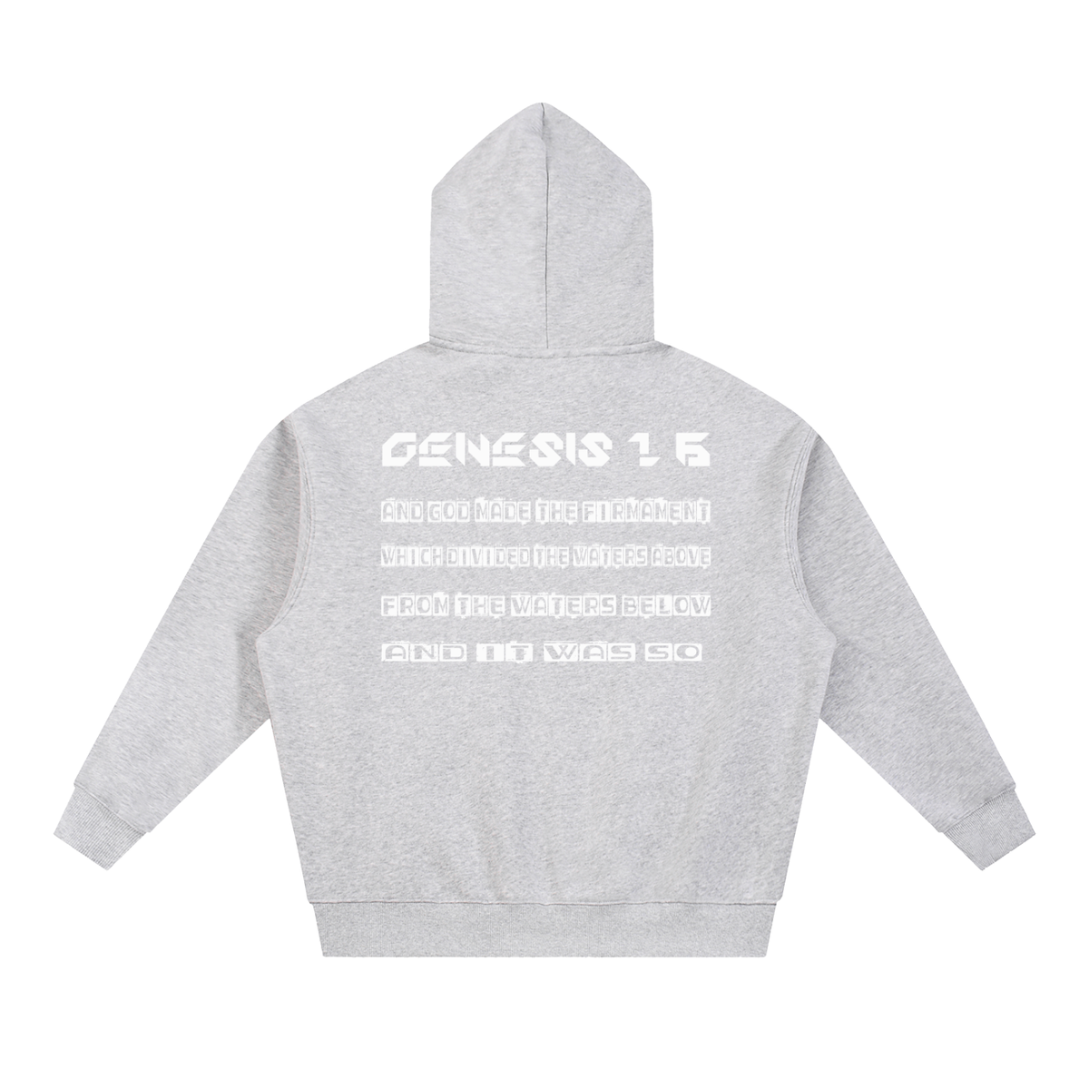 Flat Earth Essential Oversized Boxy Fit Fleece Hoodie - KR Woke Wear