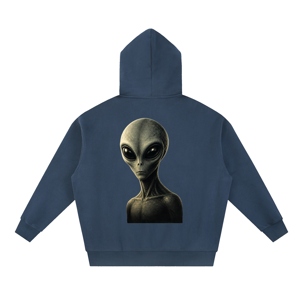 The Truth Is Out There Essential Oversized Fleece Boxy Hoodie - KR Woke Wear