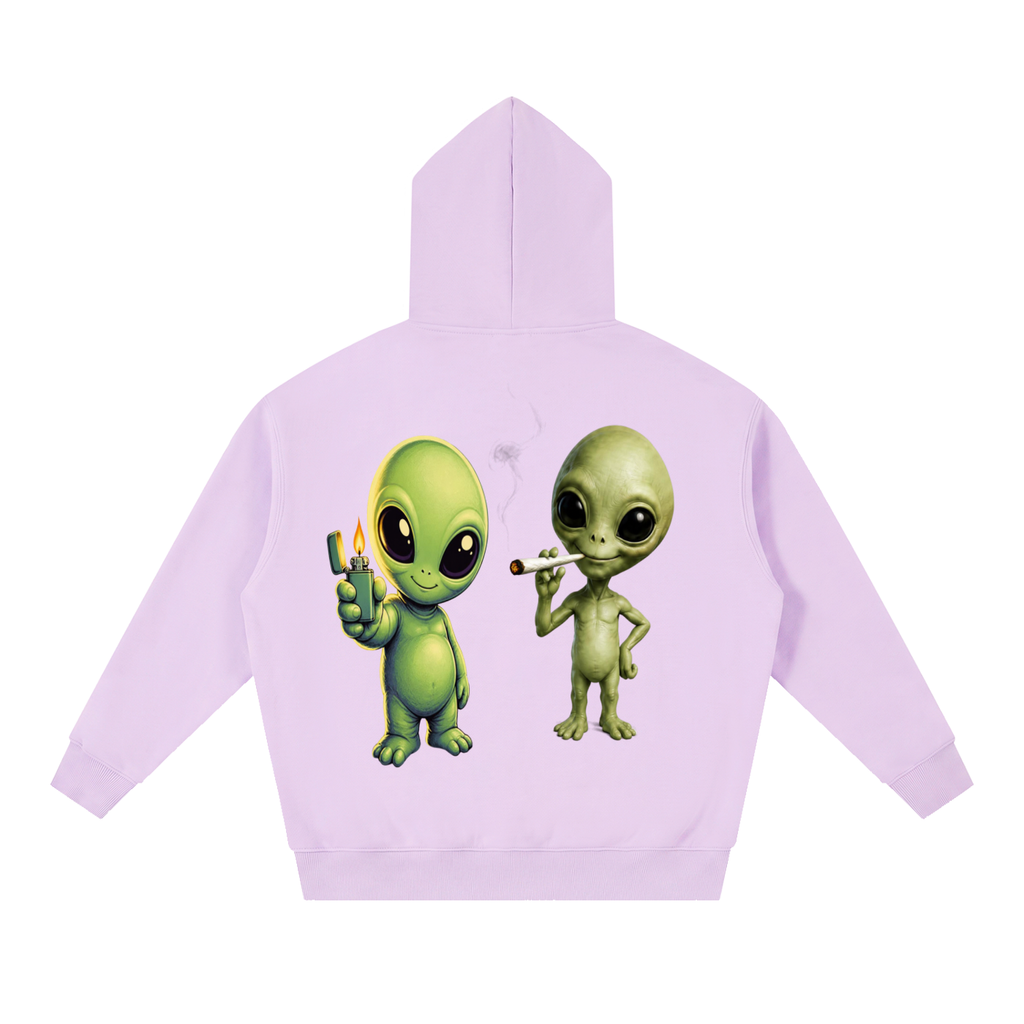 Essential Oversized Boxy Fit Fleece Hoodie - KR Woke Wear