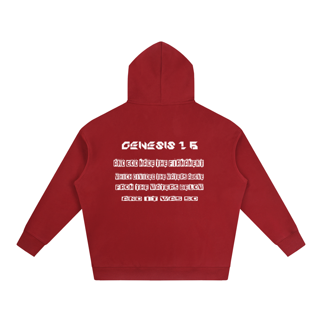 Flat Earth Oversize Fleeced Hoodie - KR Woke Wear