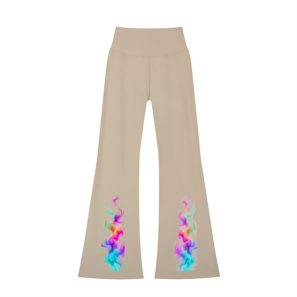 Women's High-Waisted Flare Leggings - KR Woke Wear