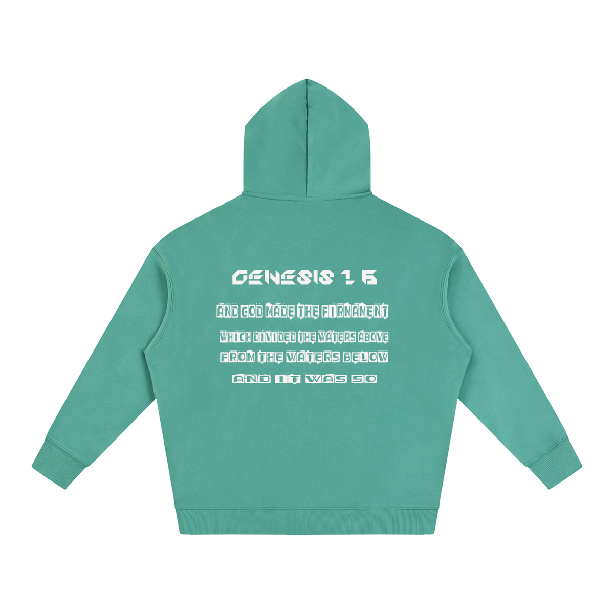 Flat Earth Oversize Fleeced Hoodie - KR Woke Wear
