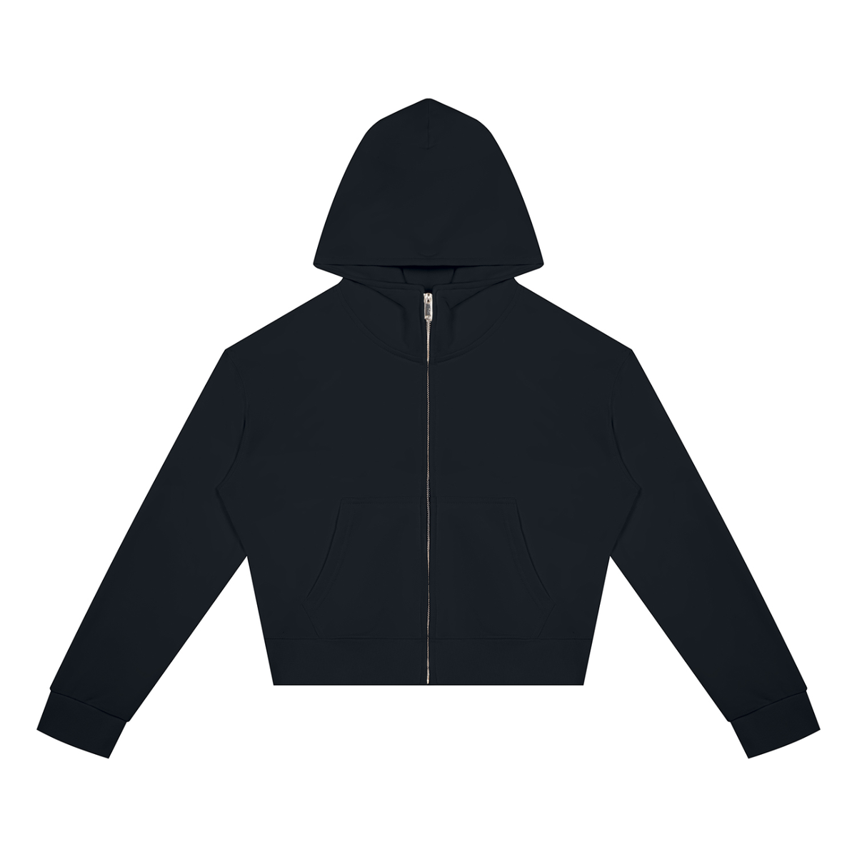 Light Fairy Women's Crop Full Zip Hoodie - KR Woke Wear