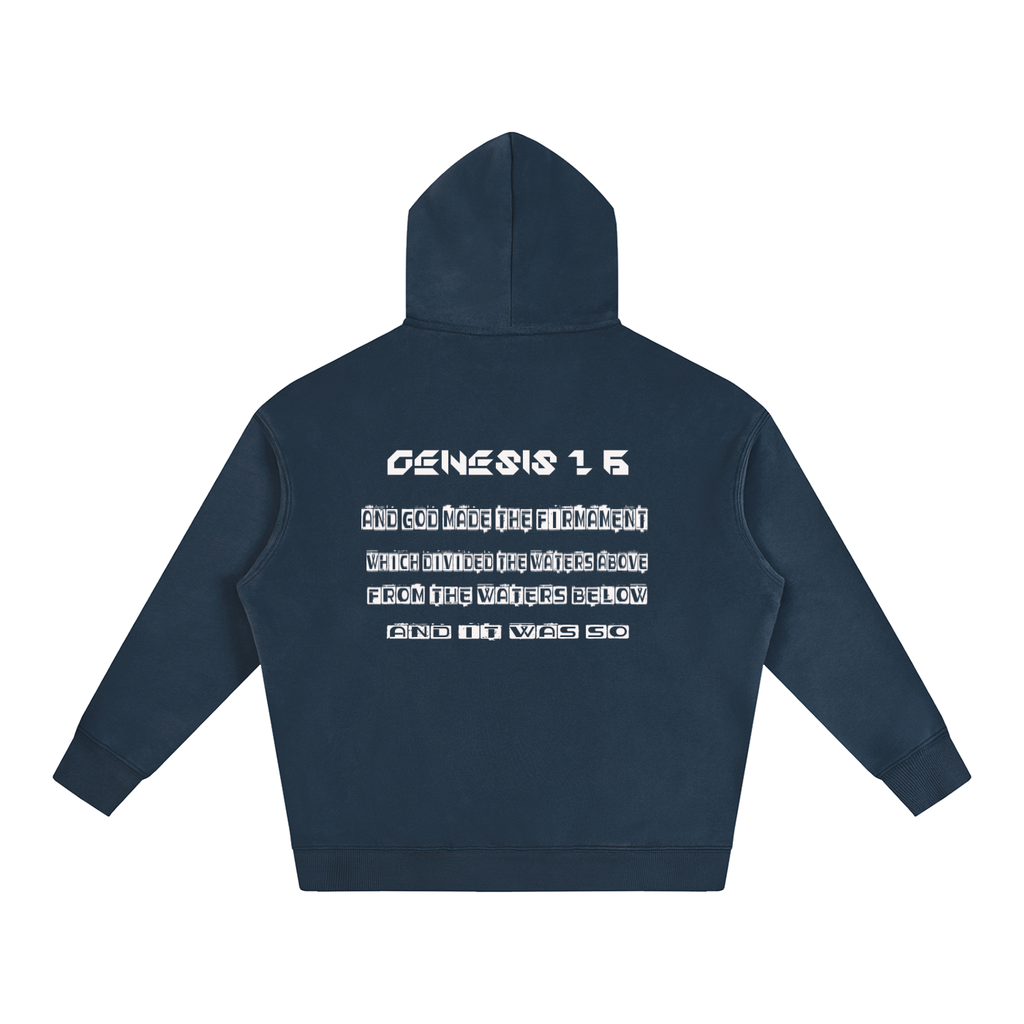 Flat Earth Oversize Fleeced Hoodie - KR Woke Wear