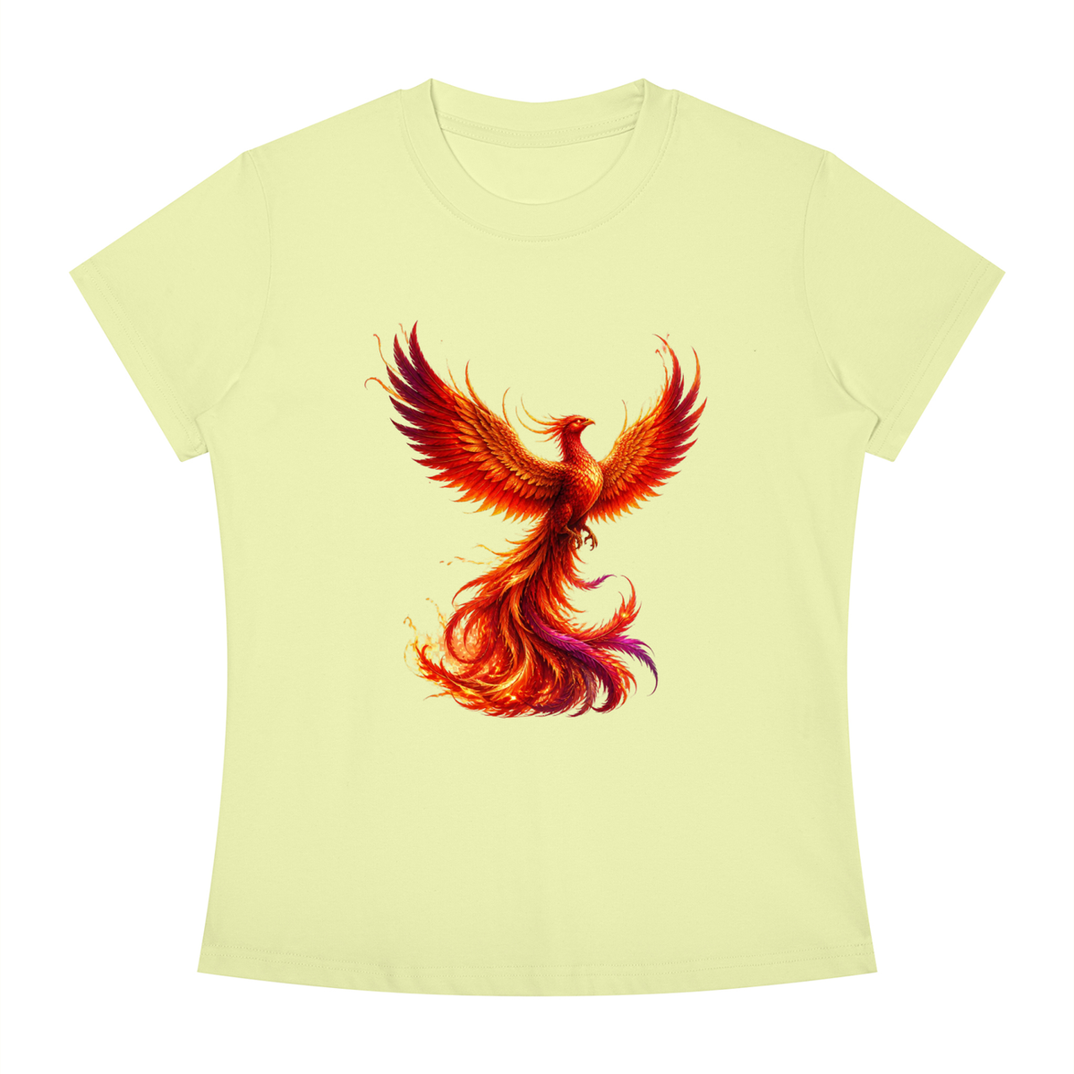 Phoenix Women's Slim Fit Crewneck T-Shirt - KR Woke Wear