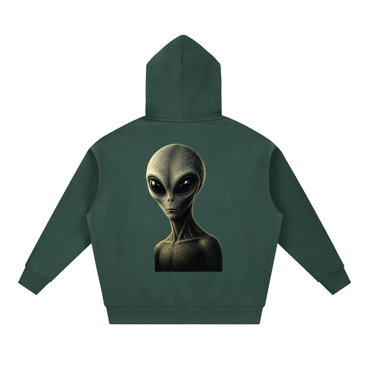 The Truth Is Out There Essential Oversized Fleece Boxy Hoodie - KR Woke Wear