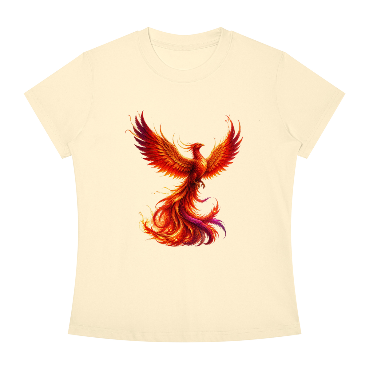 Phoenix Women's Slim Fit Crewneck T-Shirt - KR Woke Wear
