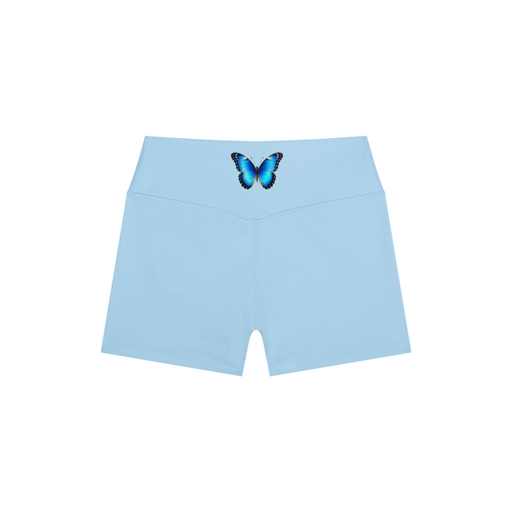 Women’s High Rise Yoga Shorts - KR Woke Wear