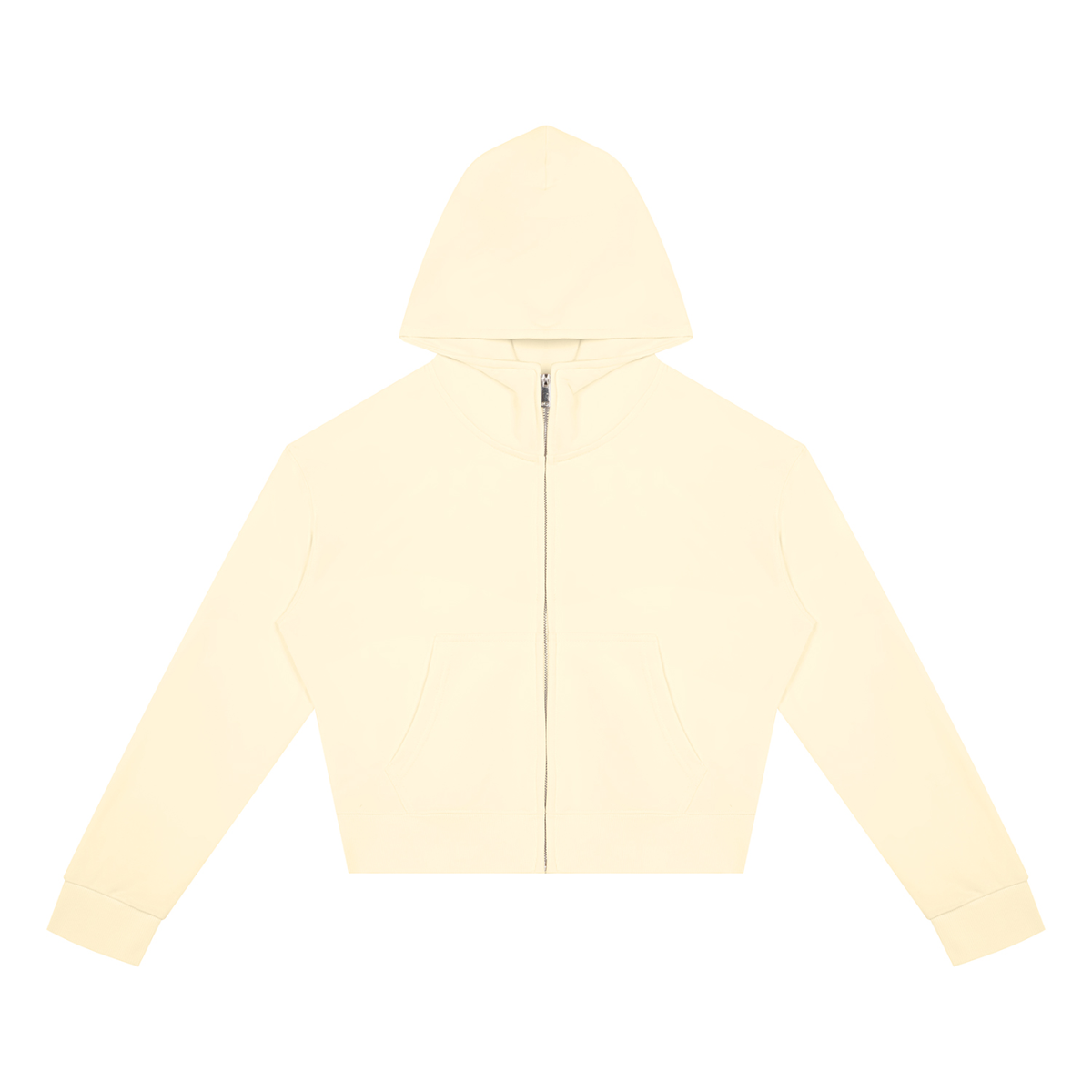 Light Fairy Women's Crop Full Zip Hoodie - KR Woke Wear