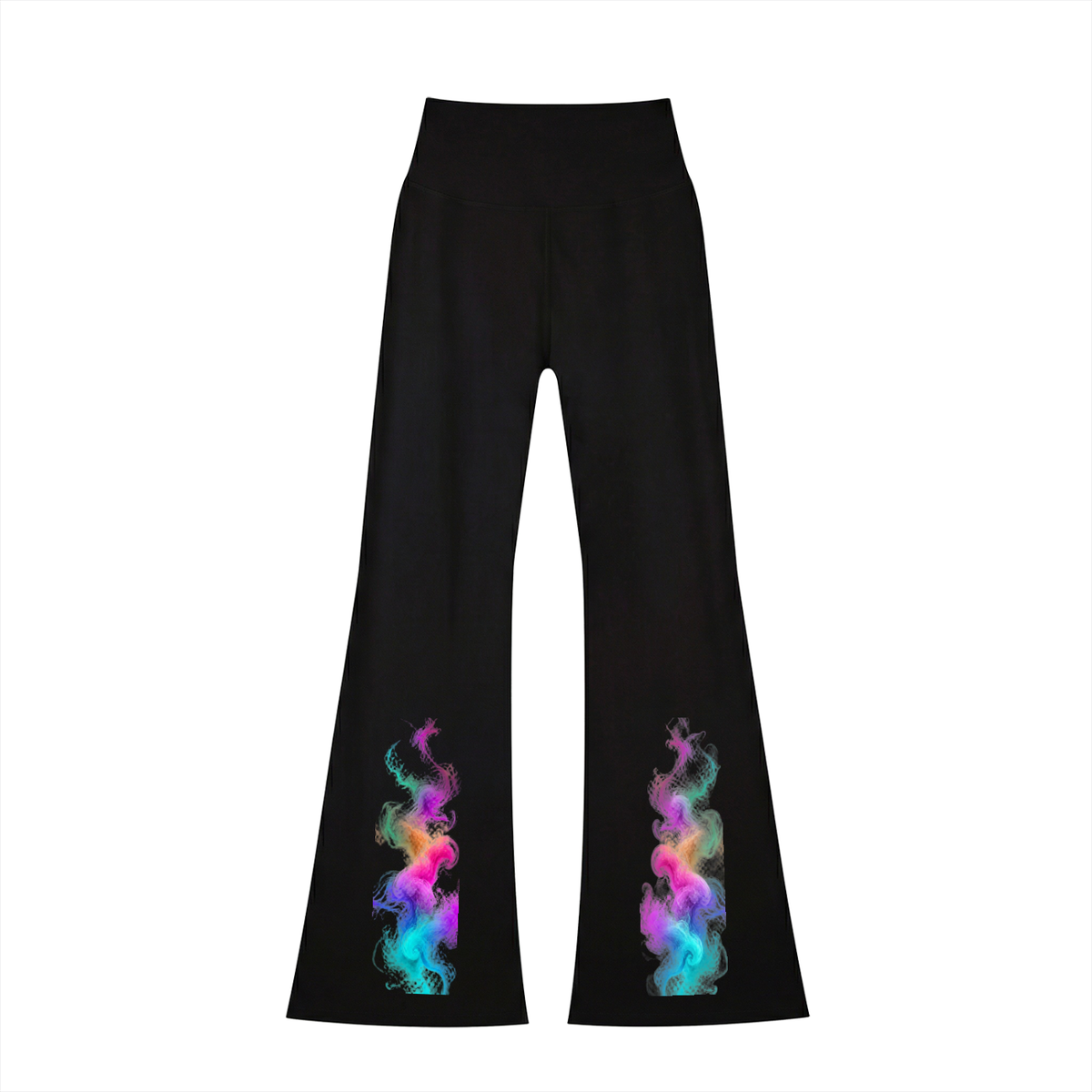 Women's High-Waisted Flare Leggings - KR Woke Wear
