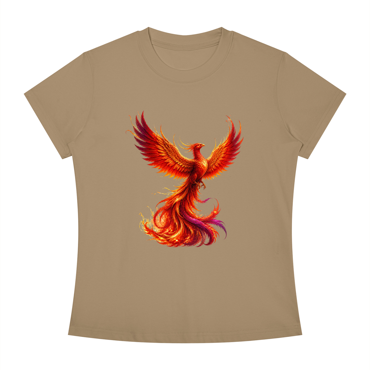 Phoenix Women's Slim Fit Crewneck T-Shirt - KR Woke Wear