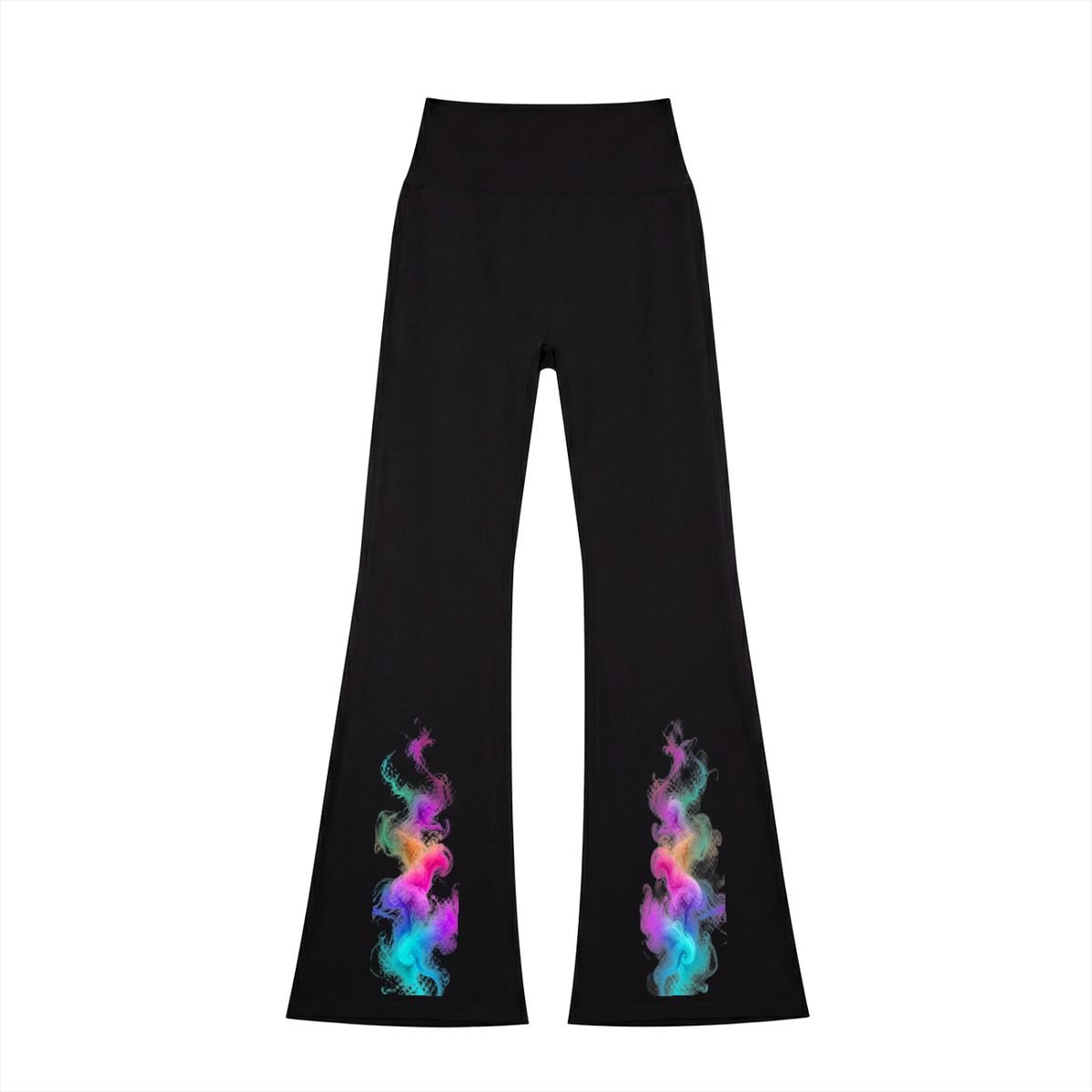 Women's High-Waisted Flare Leggings - KR Woke Wear