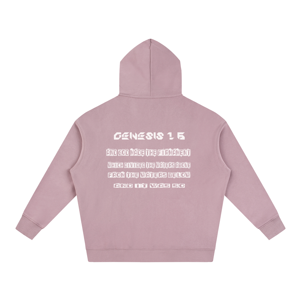 Flat Earth Oversize Fleeced Hoodie - KR Woke Wear