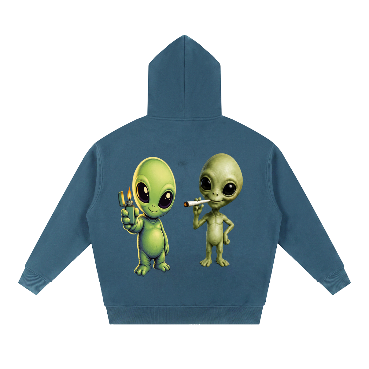 Essential Oversized Boxy Fit Fleece Hoodie - KR Woke Wear