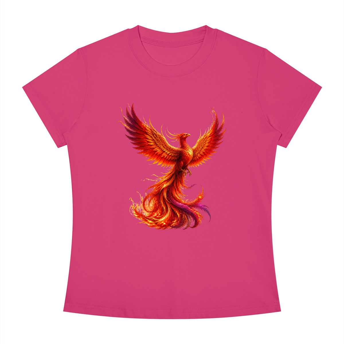 Phoenix Women's Slim Fit Crewneck T-Shirt - KR Woke Wear