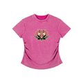 Lotus Vintage Washed Bodycon Cotton T-Shirt - KR Woke Wear