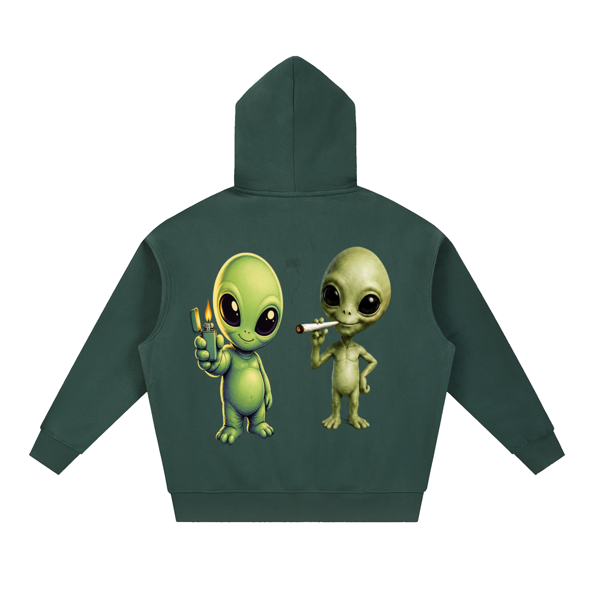 Stay Lifted Essential Oversized Boxy Fit Fleece Hoodie - KR Woke Wear