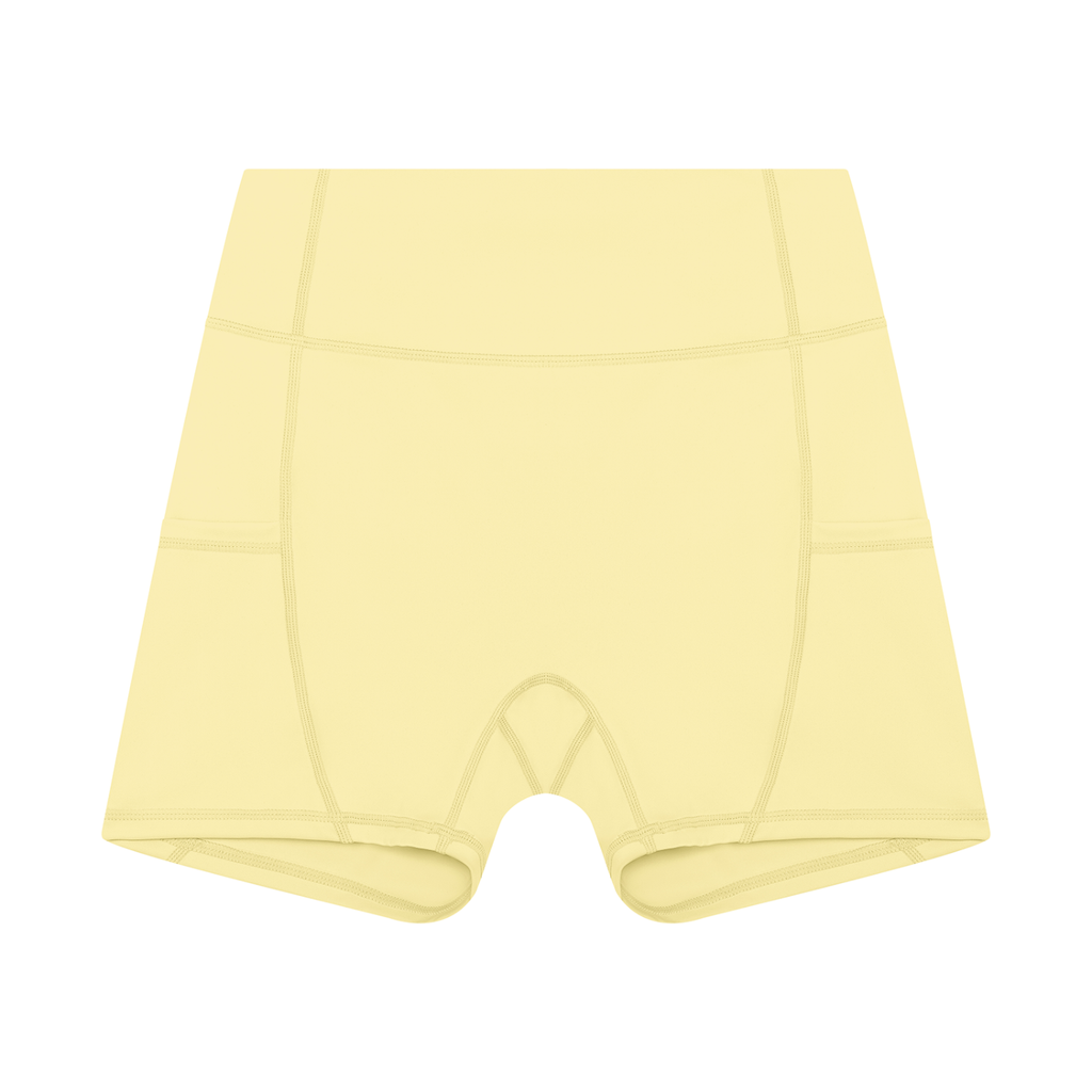 Moon Phases Women’s High Rise Pocket Yoga Shorts - KR Woke Wear