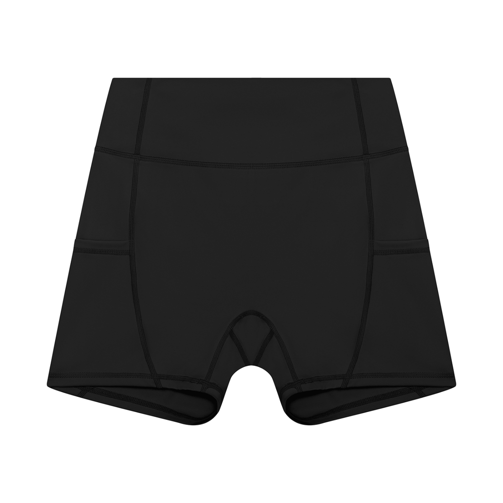 Moon Phases Women’s High Rise Pocket Yoga Shorts - KR Woke Wear