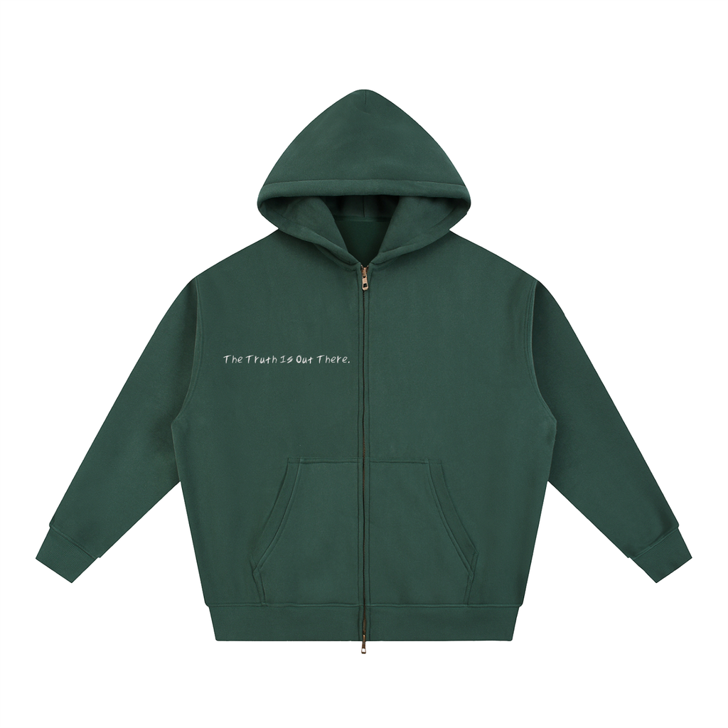 The Truth Is Out There Essential Oversized Fleece Boxy Hoodie - KR Woke Wear