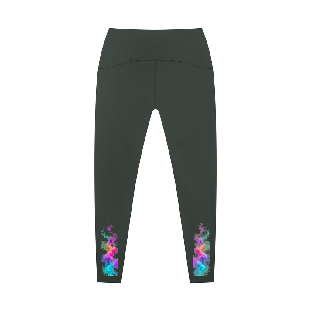 Women's High-Waisted Ankle Length Yoga Leggings - KR Woke Wear