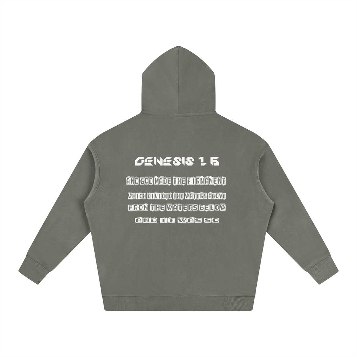 Flat Earth Oversize Fleeced Hoodie - KR Woke Wear