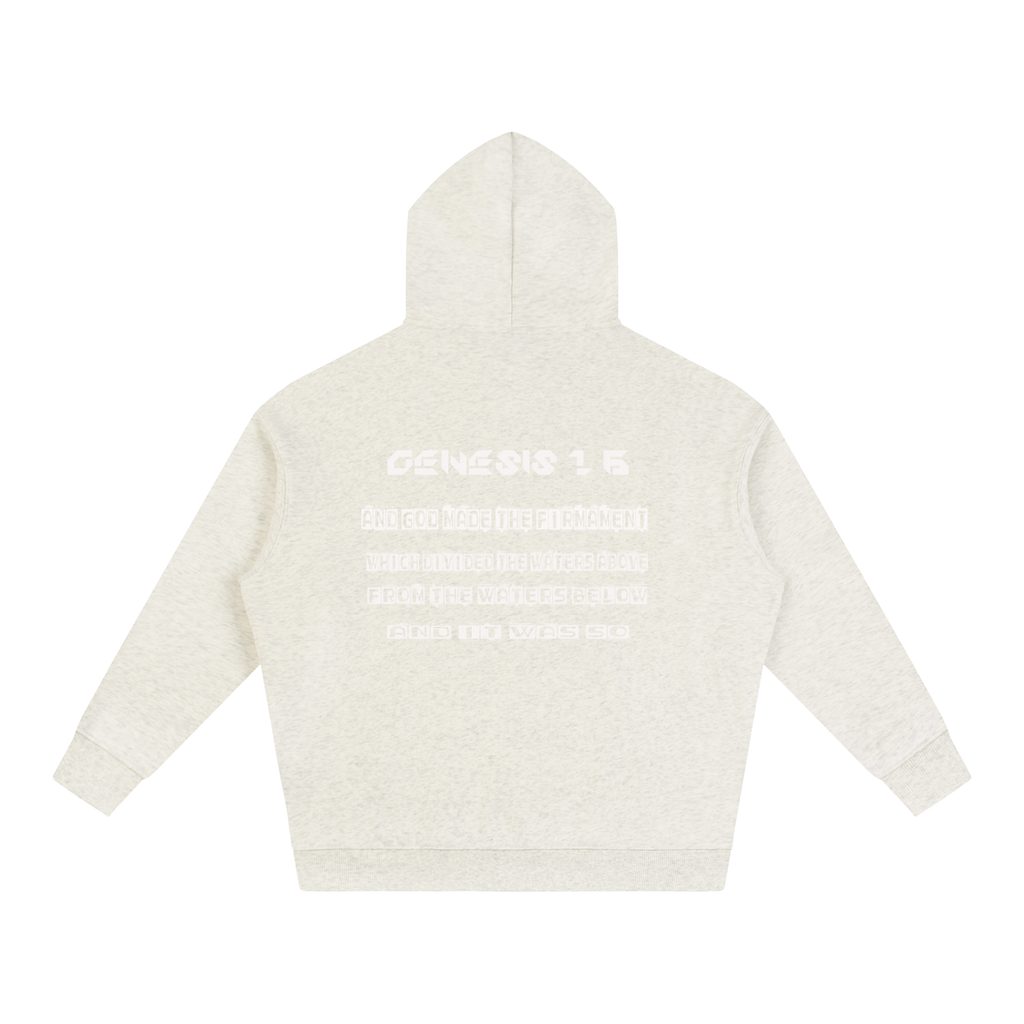 Flat Earth Oversize Fleeced Hoodie - KR Woke Wear