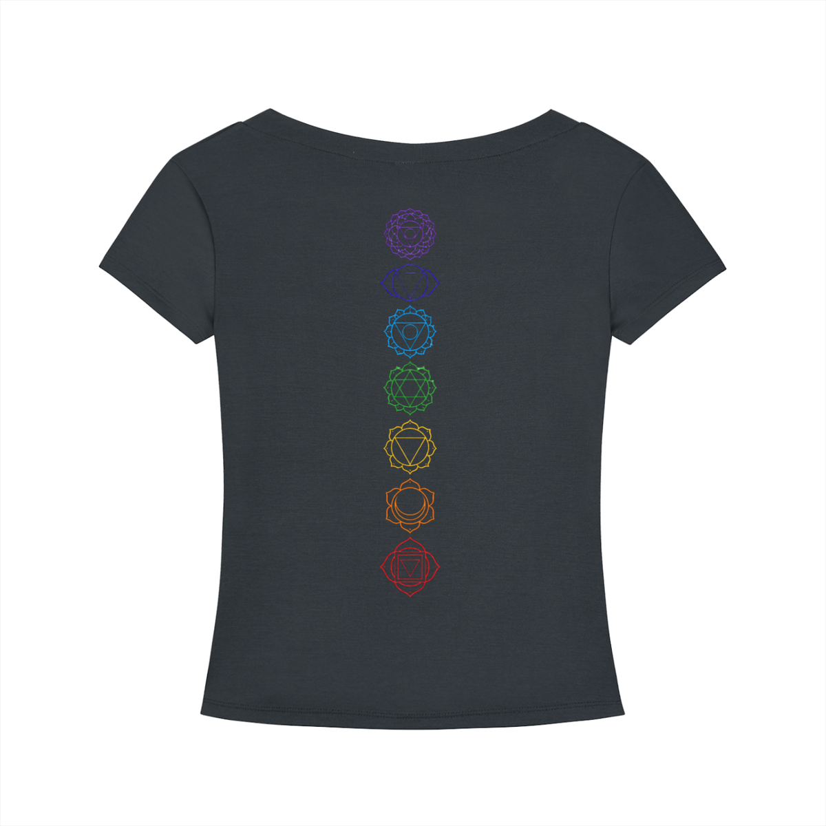 VIBRATE HIGHER — Black V-Neck T-Shirt - KR Woke Wear