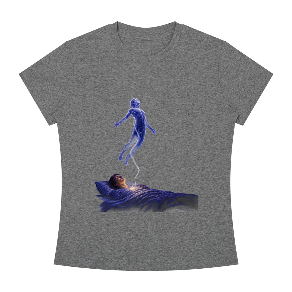 Astral Projection Women's Slim Fit Crewneck T-Shirt - KR Woke Wear
