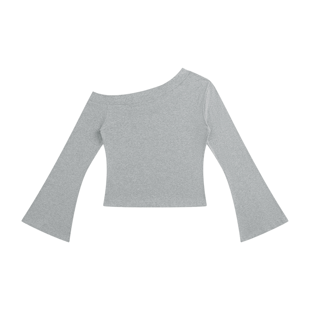 Women's Off-Shoulder Bell Sleeve T-Shirt - KR Woke Wear