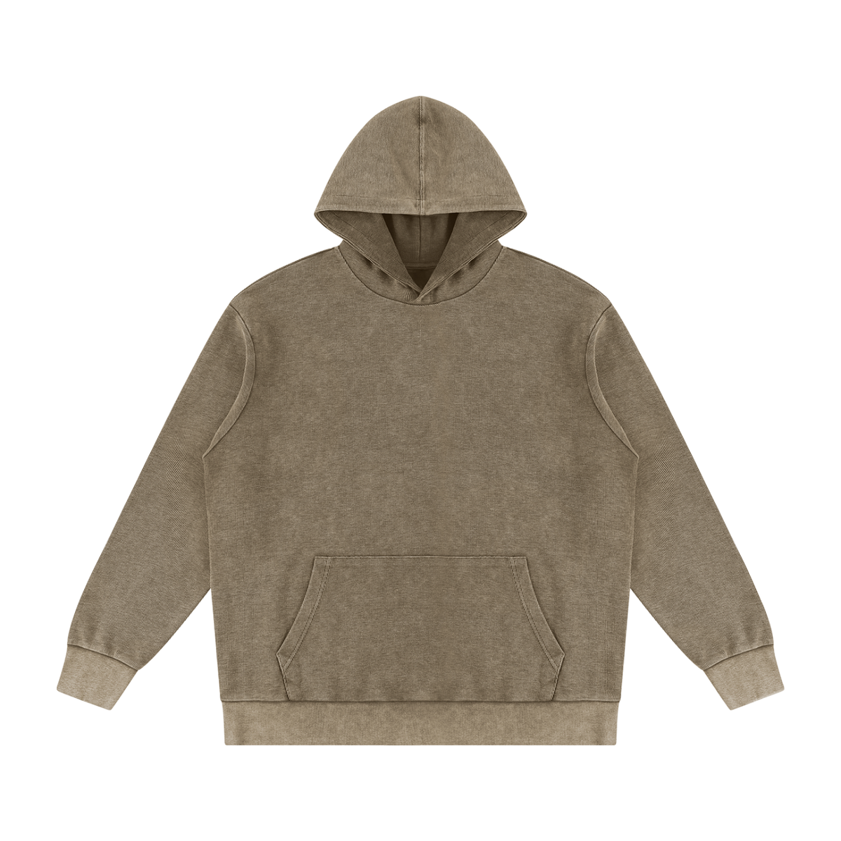 Pot Leaf Mineral Wash Oversized Hoodie - KR Woke Wear
