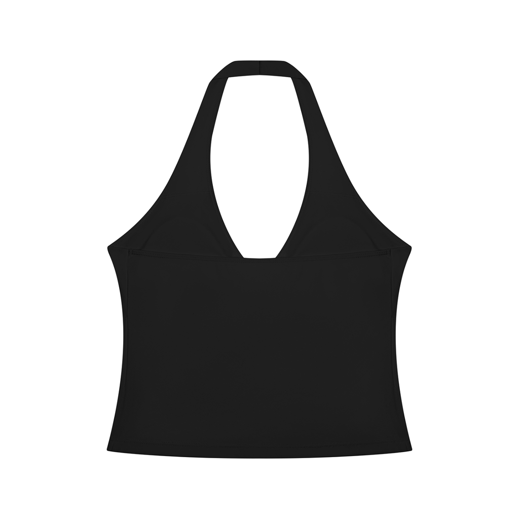 Lotus Women’s Ruched Halter Yoga Tank Top - KR Woke Wear