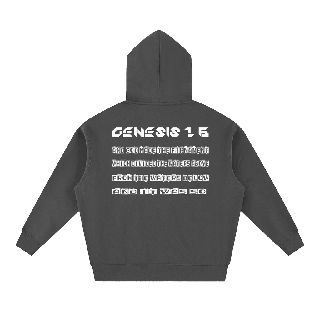 Flat Earth Essential Oversized Boxy Fit Fleece Hoodie - KR Woke Wear