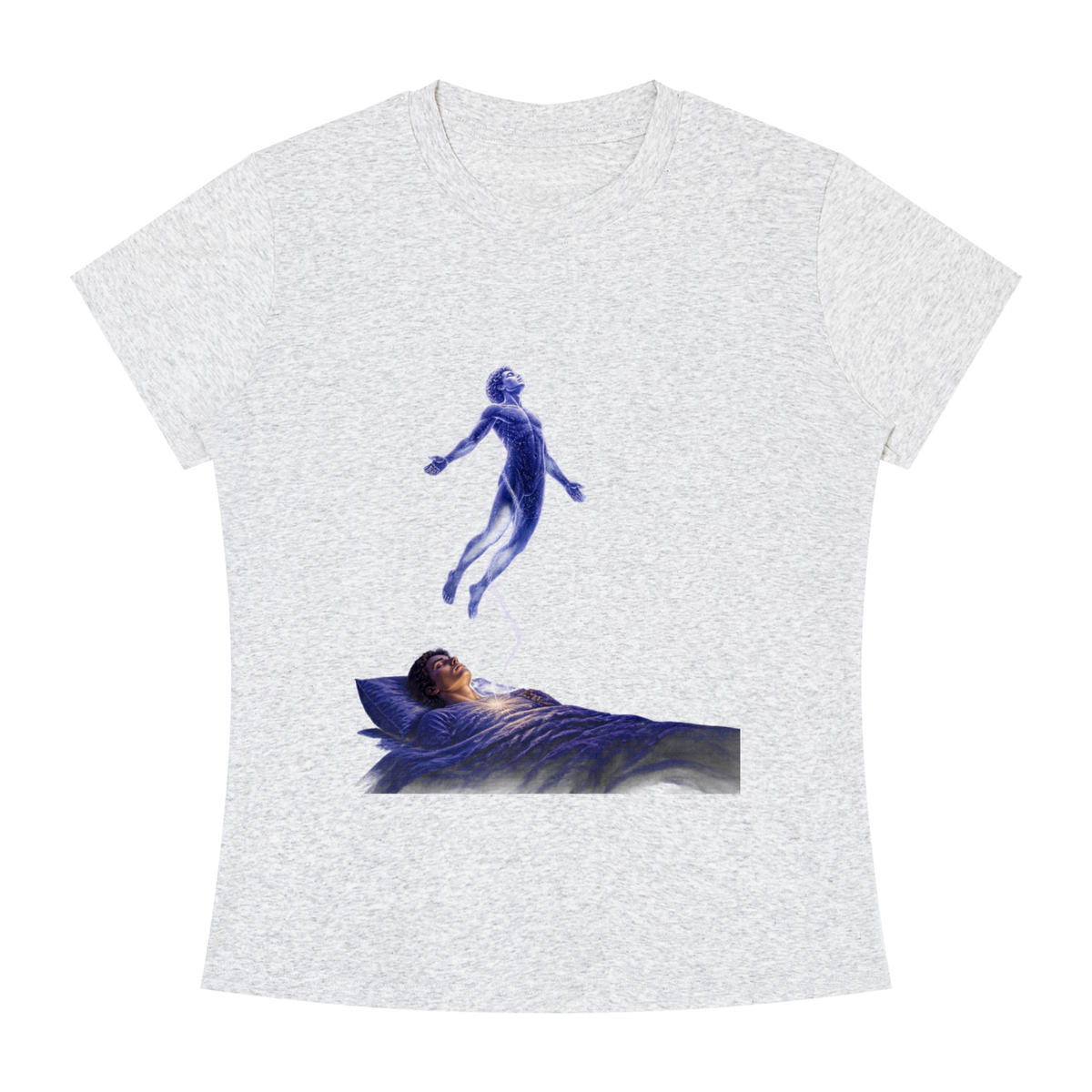 Astral Projection Women's Slim Fit Crewneck T-Shirt - KR Woke Wear