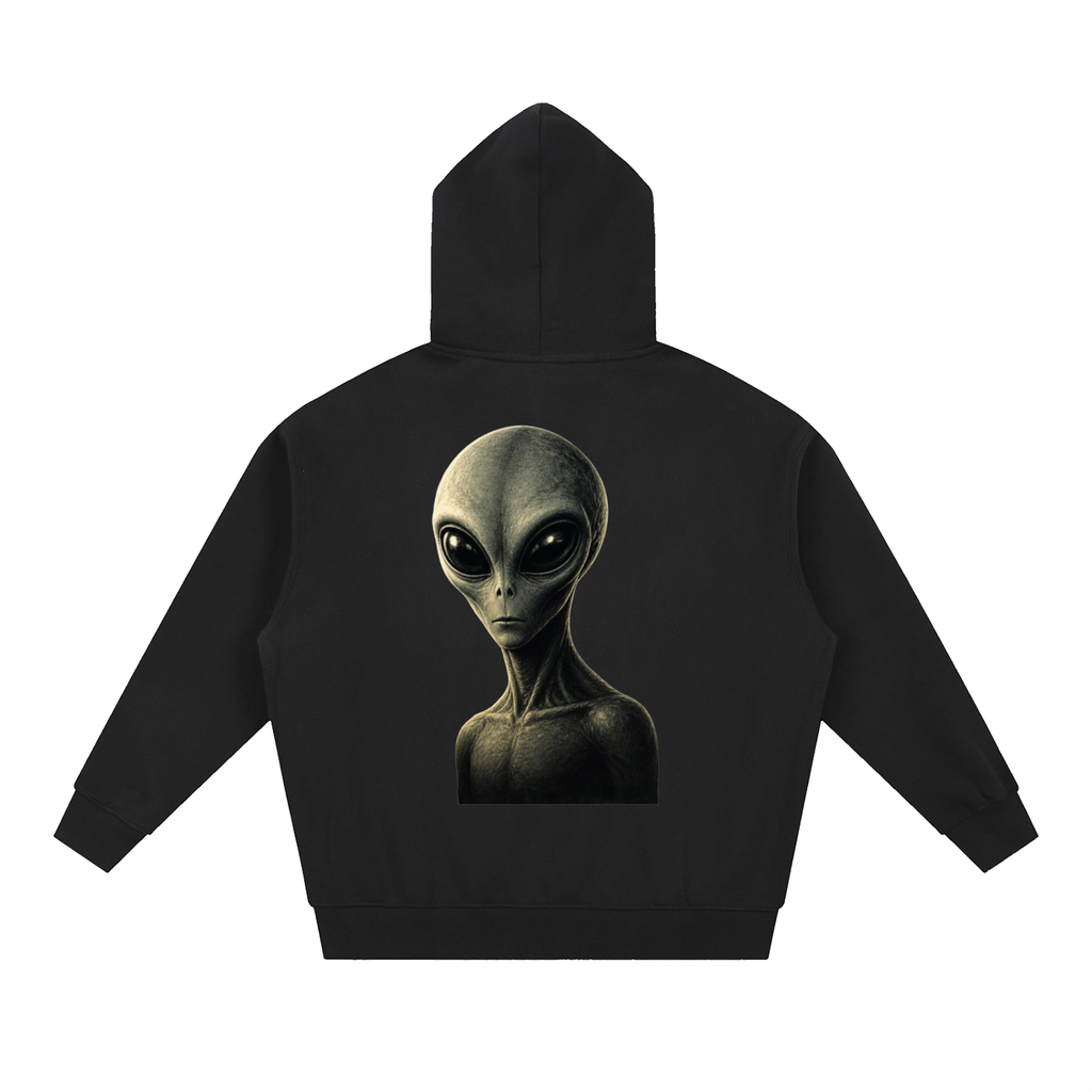 The Truth Is Out There Essential Oversized Fleece Boxy Hoodie - KR Woke Wear