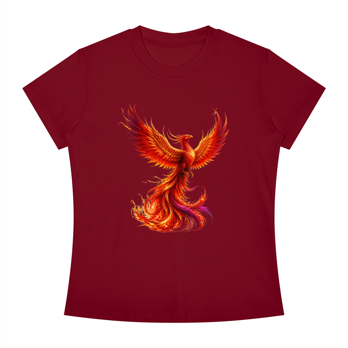 Phoenix Women's Slim Fit Crewneck T-Shirt - KR Woke Wear