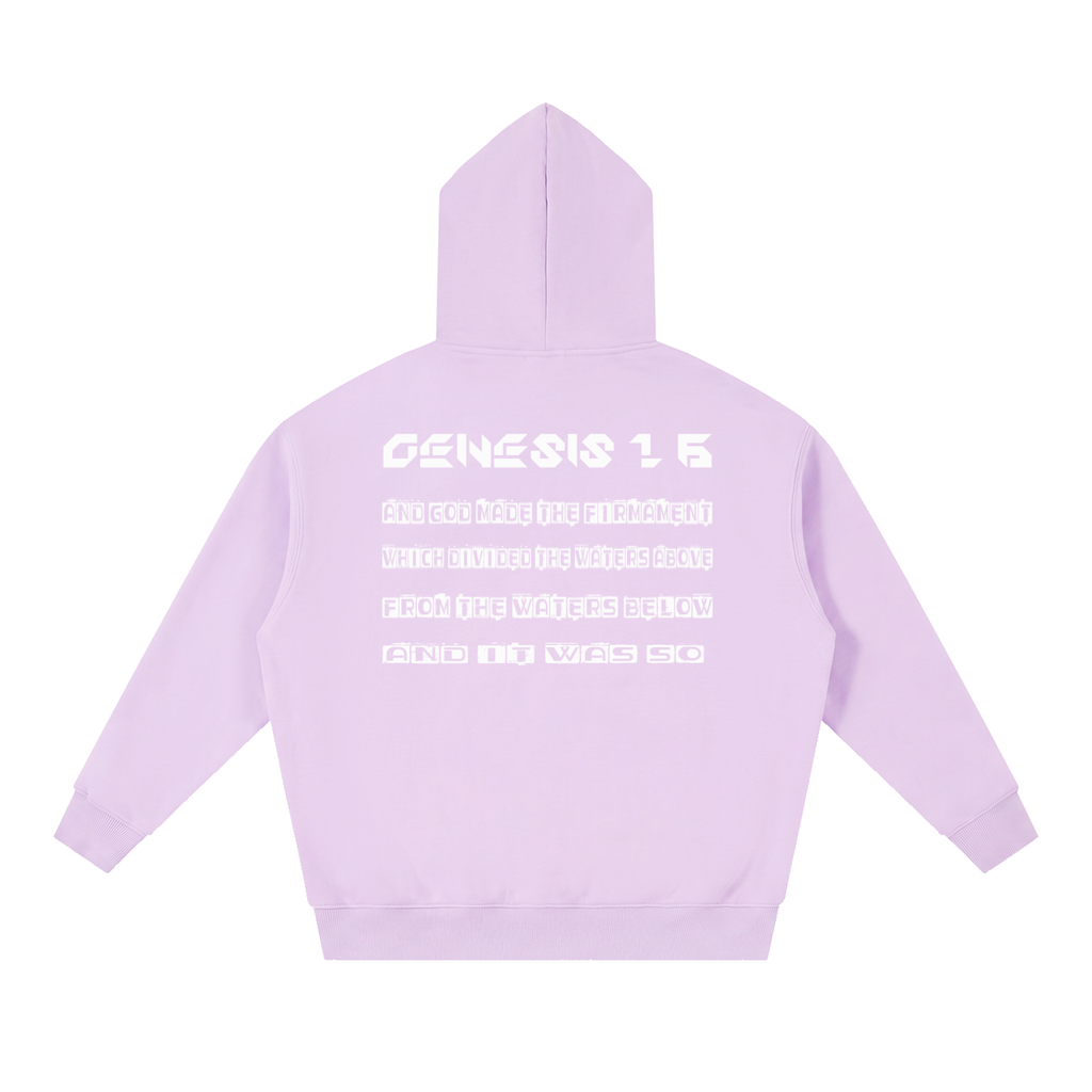 Flat Earth Essential Oversized Boxy Fit Fleece Hoodie - KR Woke Wear
