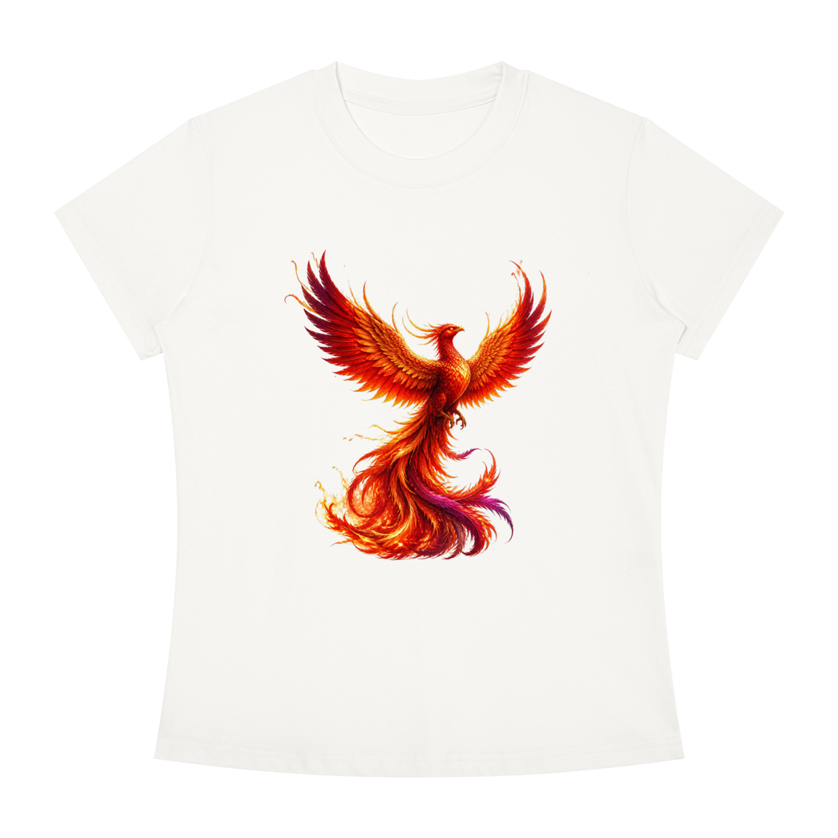 Phoenix Women's Slim Fit Crewneck T-Shirt - KR Woke Wear