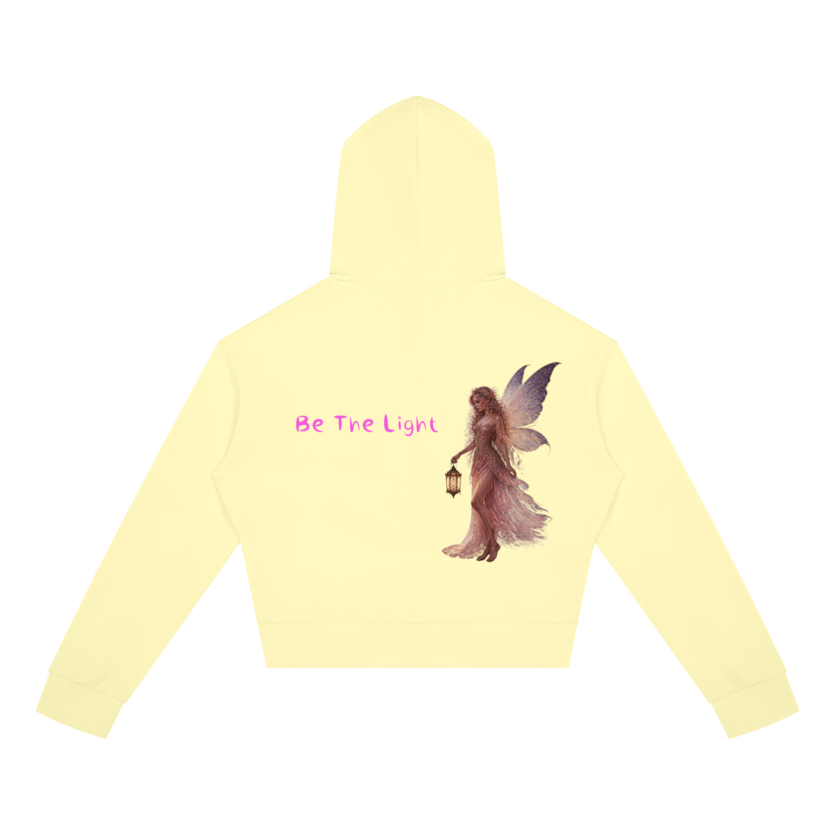 Light Fairy Women's Crop Full Zip Hoodie - KR Woke Wear