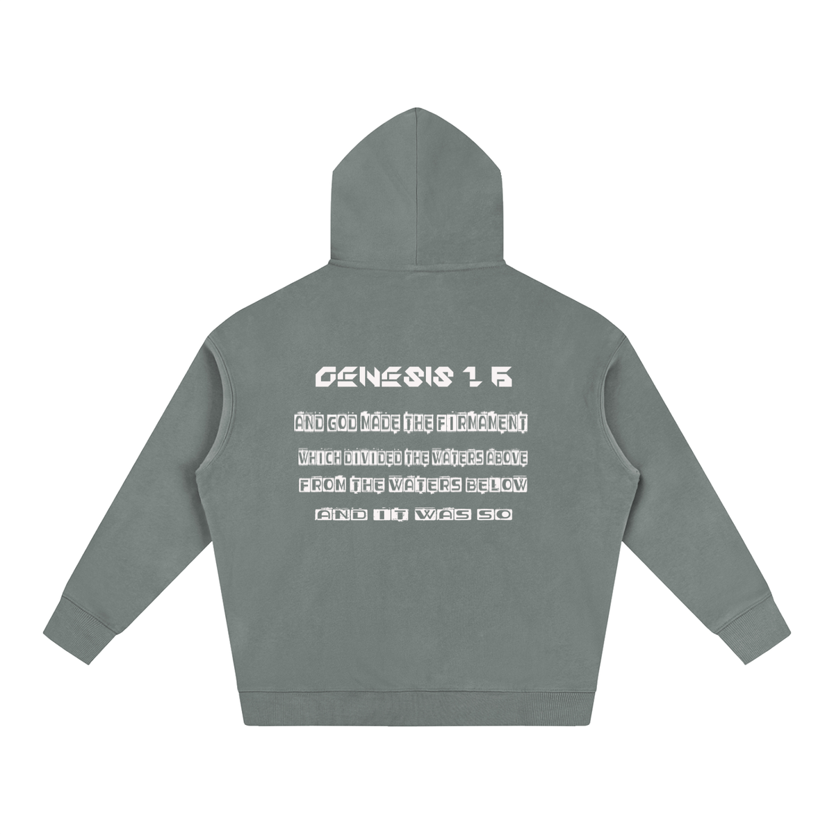 Flat Earth Oversize Fleeced Hoodie - KR Woke Wear