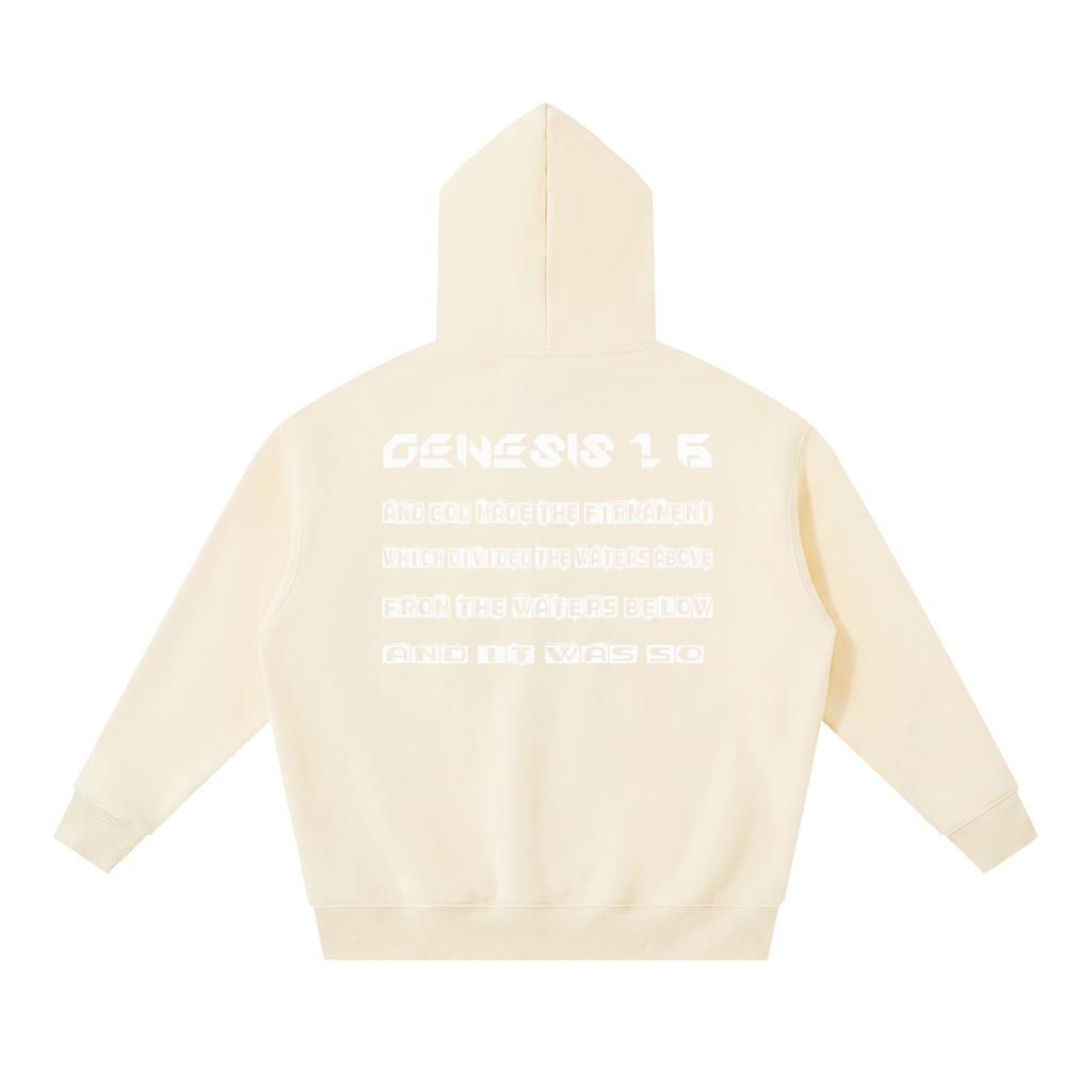 Flat Earth Essential Oversized Boxy Fit Fleece Hoodie - KR Woke Wear