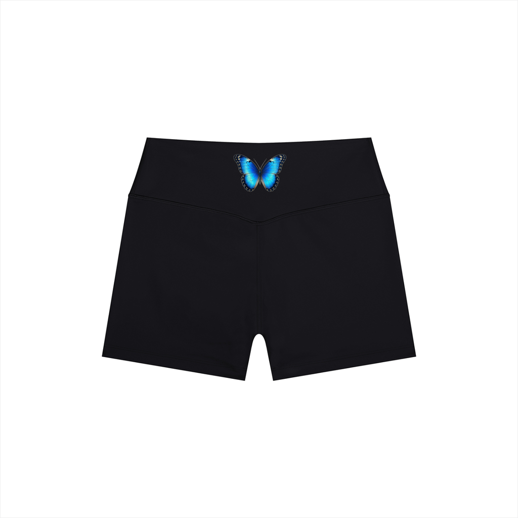 Women’s High Rise Yoga Shorts - KR Woke Wear