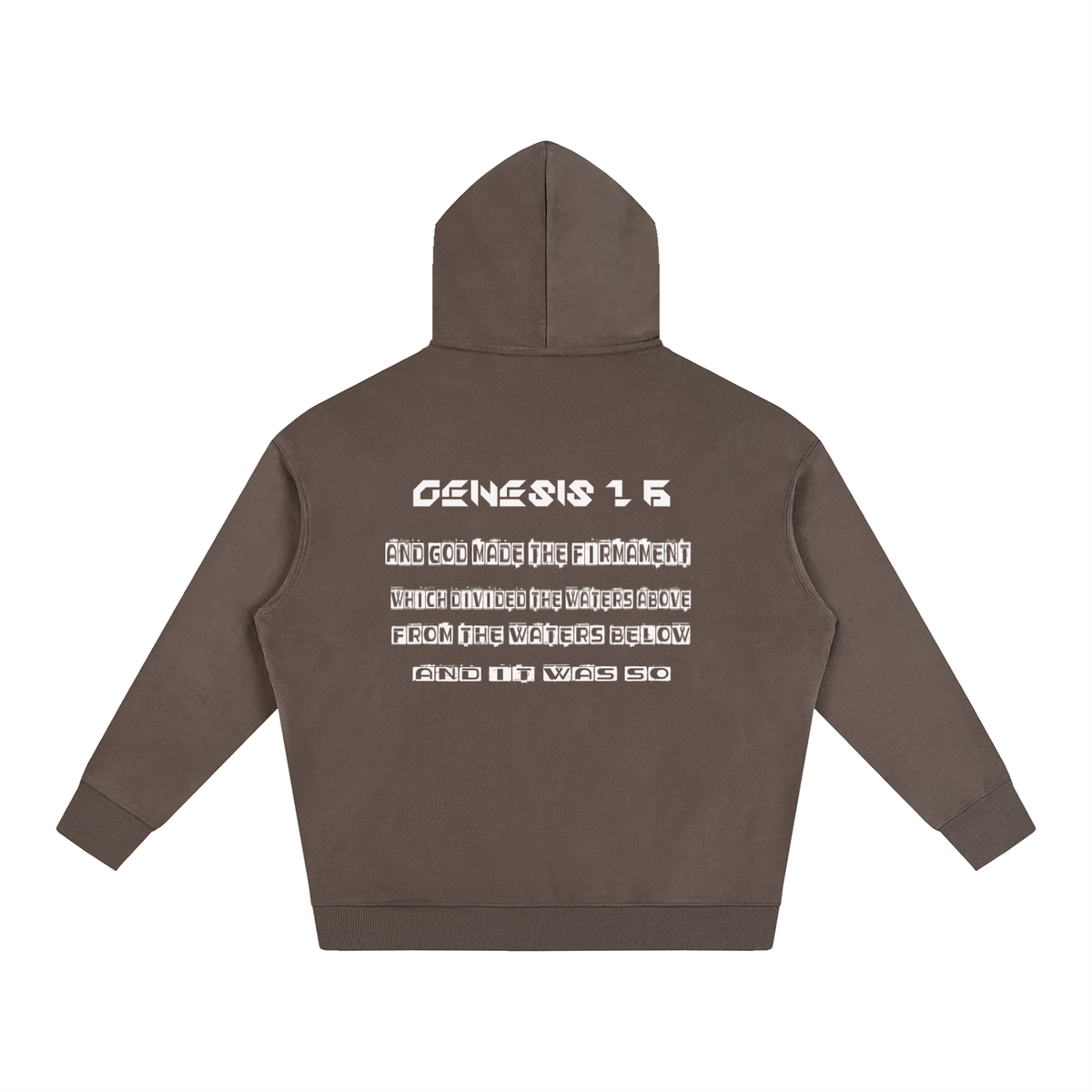 Flat Earth Oversize Fleeced Hoodie - KR Woke Wear