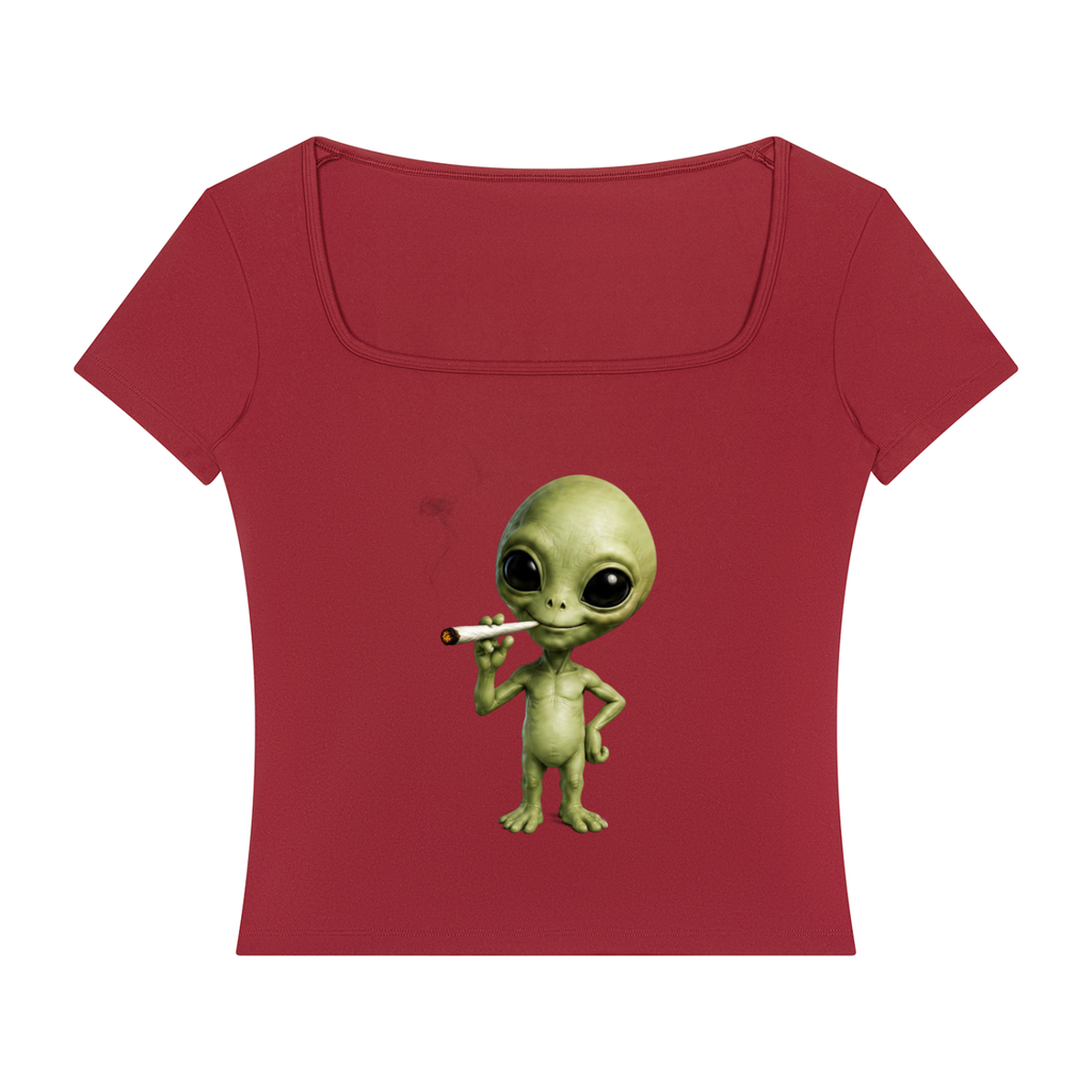Alien Women’s Square Neck Training T-Shirt - KR Woke Wear
