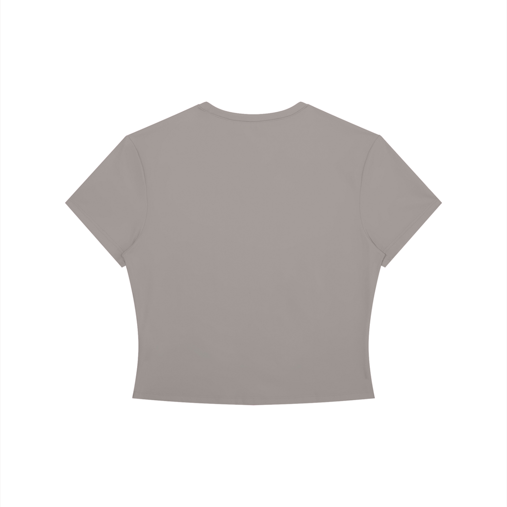 Lotus Women's Crewneck Crop T-Shirt - KR Woke Wear