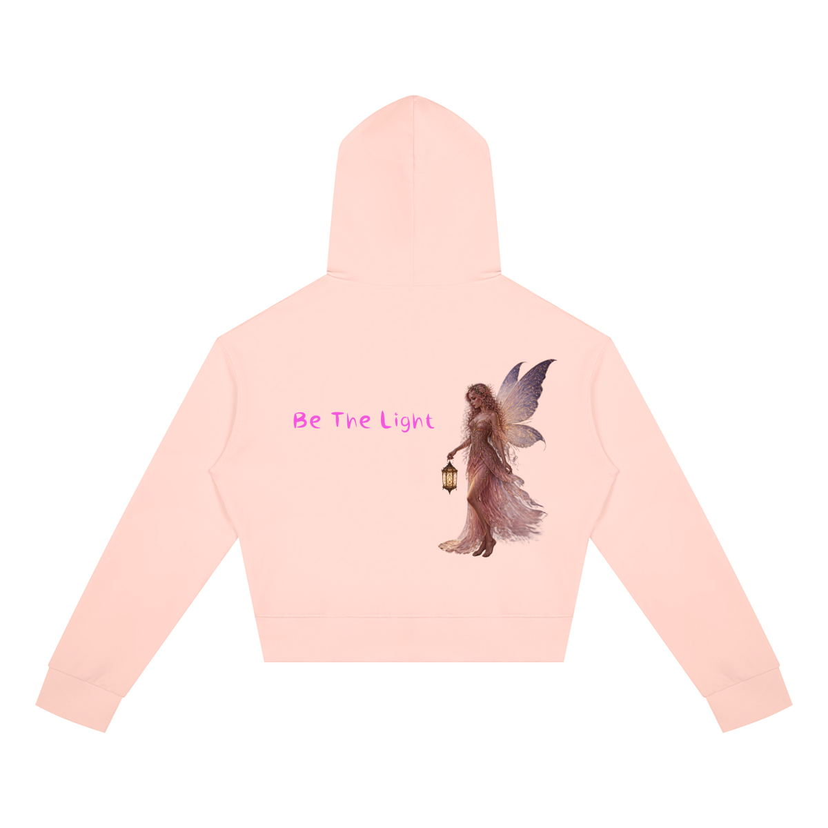 Light Fairy Women's Crop Full Zip Hoodie - KR Woke Wear