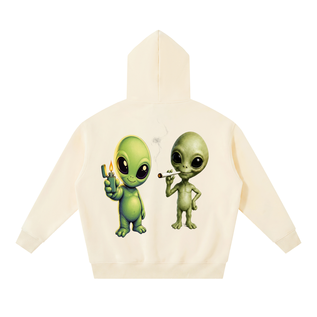 Stay Lifted Essential Oversized Boxy Fit Fleece Hoodie - KR Woke Wear