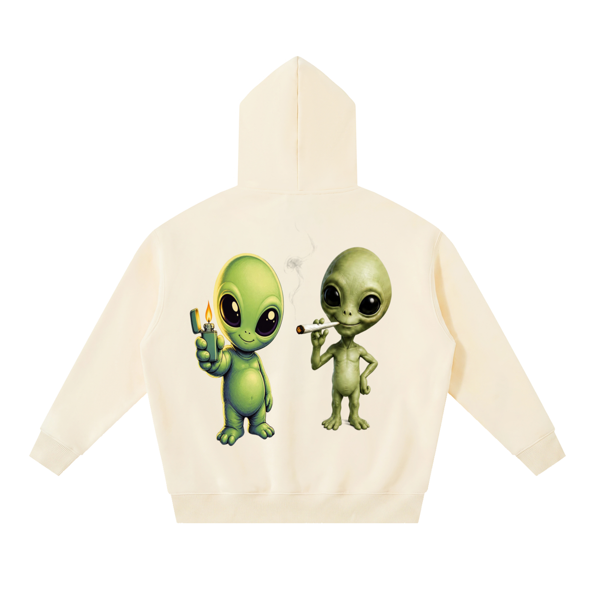 Stay Lifted Essential Oversized Boxy Fit Fleece Hoodie - KR Woke Wear